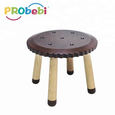 China manufacturer baby daily use product biscuit wooden chair furniture