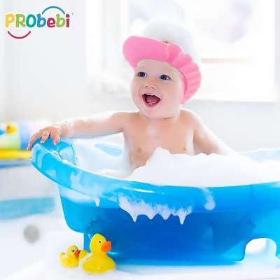 baby stuff soft EVA waterproof baby child bathing hat shower cover shampoo hat for kids