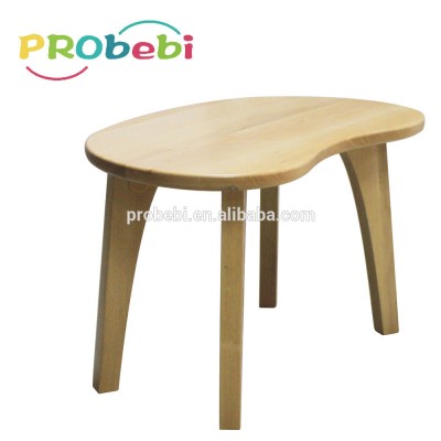 China manufacturer baby daily use product wooden table furniture round shape